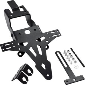 Hashiru License Plate Holder Kawasaki Er-6 N/f 2012-2016 One Size Black