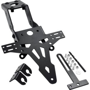 Hashiru License Plate Holder Kawasaki Klz 1000 Versys 2017-2018 One Size Black