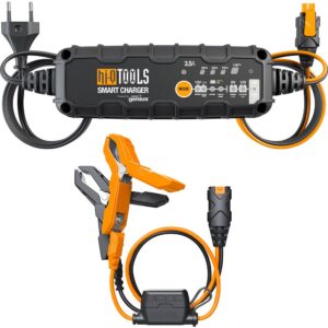 Hi Q Tools Pm3500 Battery Charger 3.5a For Lead Acid+lithium 6 / 12V Black / Orange