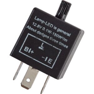 Hashiru Flasher Relay Adjustable 12v 0.1-150w 3 Pole One Size Black