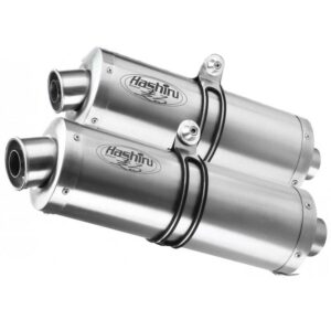 Hashiru Exhaust St05 Oval Suzuki Gsf 1200 Bandit/s Gv75 One Size Silver