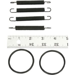 Fmf Spring&o Ring Pipe Kit Yfz350 Banshee 87-06 One Size Black