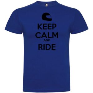 Kruskis Keep Calm And Ride XL Royal Blue