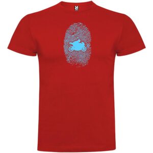Kruskis Motorbiker Fingerprint L Red