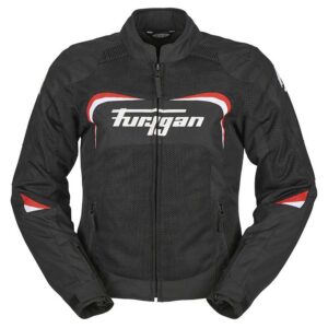 Furygan Cyane Vented L Black / White / Red