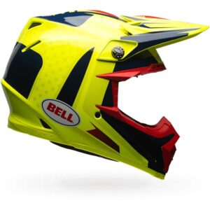 Bell Moto-9 Flex XS Vice Gloss Blue / Yellow / Red
