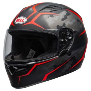 Bell Qualifier L Stealth Camo Matte Black / Red