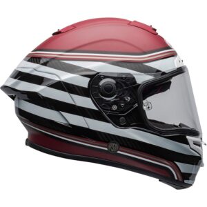 Bell Race Star Flex Dlx L RSD The Zone Matte / Gloss White / Candy Red