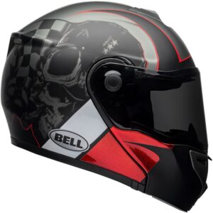 Bell Srt L Hart Luck Gloss / Matte Charcoal / White / Red Skull
