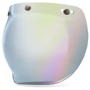 Bell Custom 500 Bubble Shield One Size Silver Iridium