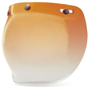 Bell Custom 500 Bubble Shield One Size Amber Gradient