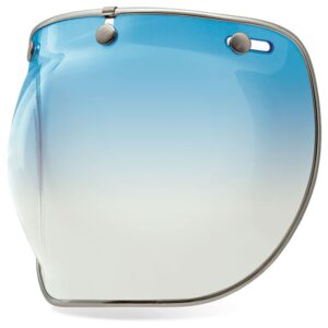 Bell Custom 500 Bubble Deluxe Shield One Size Ice Blue Gradient