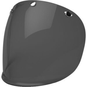 Bell Custom 500 3 Snap Flat Shield One Size Dark Smoke