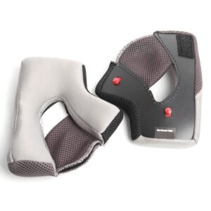 Bell Qualifier Dlx Cheek Pads 30 mm Grey