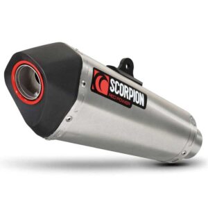 Scorpion Serket Taper Slip On Brushed Stainless S1000rr 15-16 One Size Silver
