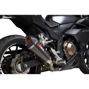 Scorpion Serket Taper Slip On Carbon Fibre Cbr500r 17-18 One Size Black