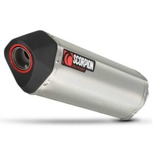 Scorpion Serket Parallel Slip On Stainless 1290 Super Adventure 15-20 Not Homologated One Size Silver