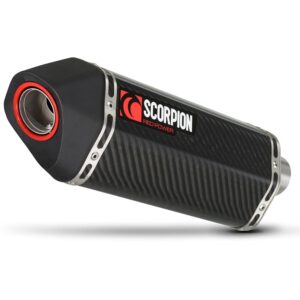 Scorpion Serket Parallel Slip On Carbon Fibre Pair Yzf-r1 09-14 One Size Black