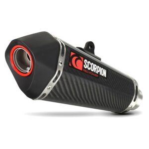 Scorpion Serket Taper Slip On Carbon Fibre Xj6 09-16 One Size Black