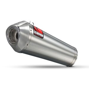 Scorpion Power Cone Slip On Polished Stainless Cb Hornet 600 07-13 One Size Silver