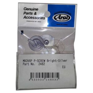 Arai Vx-pro/mx Iii/penta Front Screw Kit One Size Bright Silver