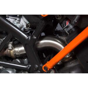 Scorpion Serket Taper/oe Ktm Duke 125 17-19 Catalyst Removal Pipe One Size Silver