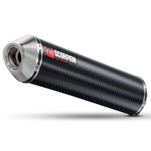 Scorpion Factory Oval Slip On Carbon Fibre/stainless Steel Cbr 600 Fi Sport F4i 01-05 One Size Black