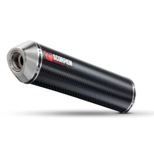 Scorpion Factory Oval Slip On Carbon Fibre/stainless Steel Gsx F650 07-16 One Size Black