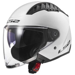 Ls2 Of600 Copter XS Solid Gloss White