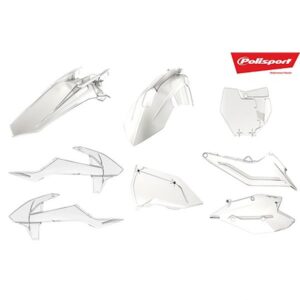 Polisport Mx Kit Yamaha Sx/sx-f/xc/xc-f 16-18 One Size Clear