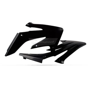 Polisport Radiator Scoops Honda Crf250r 04-09 One Size Black