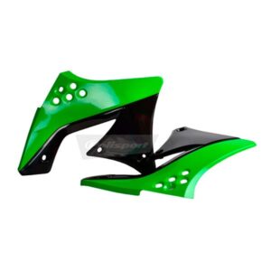 Polisport Radiator Scoops Kawasaki Kx450f 12-15 One Size Green KX 05 / Black