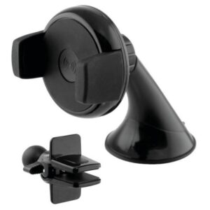 Ksix Car Wireless Charger/support Pack One Size Black